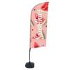 Beach Flag Alu Wind Set 310 With Water Tank Design Smoothies - 3
