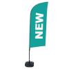Beach Flag Alu Wind Complete Set New Green Dutch - 37