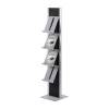 Freestanding Brochure Rack Totem with 4 pockets - 1