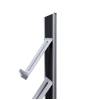 Freestanding Brochure Rack Totem with 4 pockets - 5