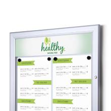 Topcard for Outdoor Menu Case and Stand Logo 45 x 10 cm