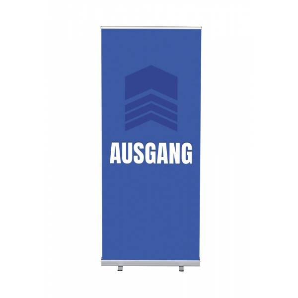 Roll-Banner Budget 85 Complete Set Exit Blue German