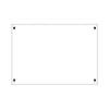 Noticeboard with sliding doors -  SLIM - 27