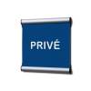 Door Sign 15,5 x 15,5 cm Set Private Blue - 9