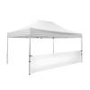 Tent Half Wall White - 1