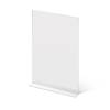 A5 Portrait acrylic T Stand Menu Holder - 2