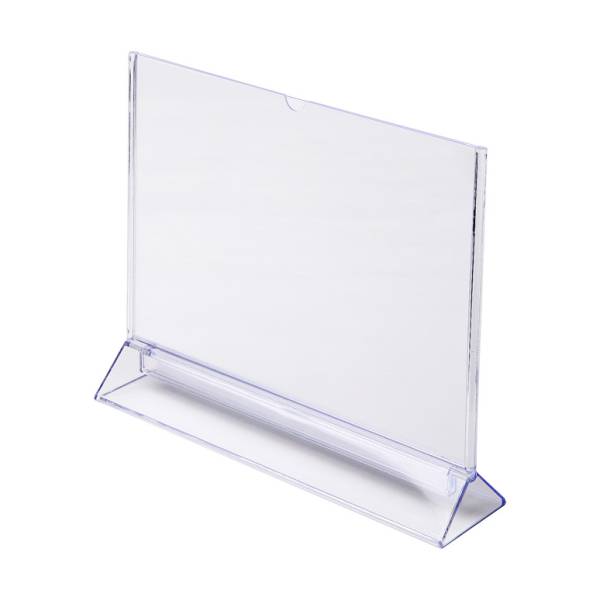 A4 Landscape T Stand Menu Holder