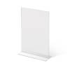 A5 Portrait acrylic T Stand Menu Holder - 4