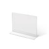 A5 Portrait acrylic T Stand Menu Holder - 5