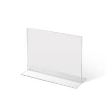 A5 Landscape acrylic T Stand Menu Holder