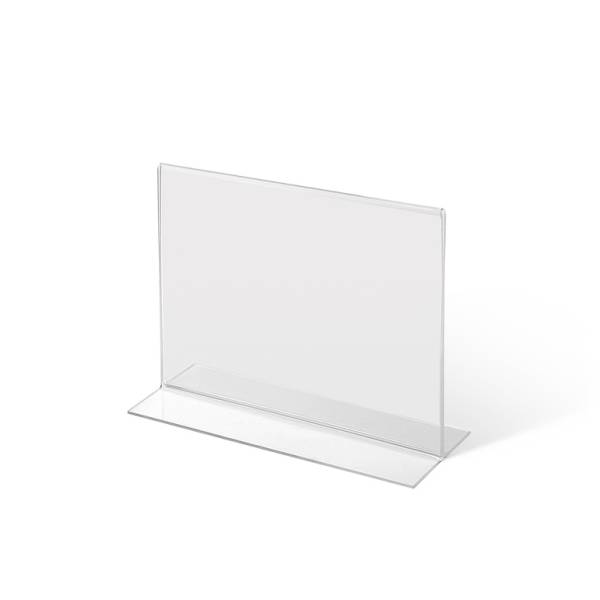 A6 Landscape acrylic T Stand Menu Holder