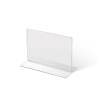 A6 Landscape acrylic T Stand Menu Holder - 0