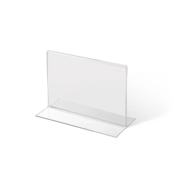 Portrait Acrylic T Stand Menu Stand