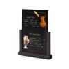 Wooden Menu Card A4 Black - 6