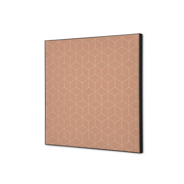 Textile Wall Decoration SET 40 x 40 Hexagon Beige