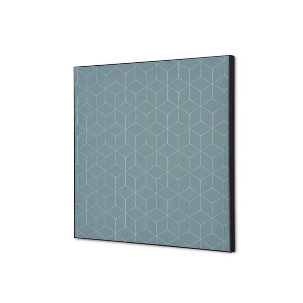 Textile Wall Decoration SET 40 x 40 Hexagon Grey