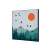 Textile Wall Decoration SET 40 x 40 Sun and Birds - 0