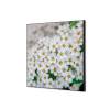 Textile Wall Decoration SET 40 x 40 White Flower Spirea - 0