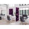 Textile Room Divider Deco 100-200 Cactus Red ECO print material - 19