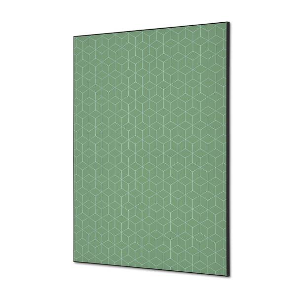 Textile Wall Decoration SET A1 Hexagon Green