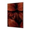 Textile Wall Decoration SET A1 Botanical Leaves Red - 1