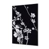 Textile Wall Decoration SET 40 x 40 Japanese Blossom Dark Brown - 8