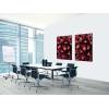 Textile Wall Decoration SET 40 x 40 Cactus Red - 23