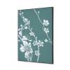 Textile Wall Decoration SET 40 x 40 Japanese Blossom Green - 10