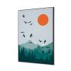 Textile Wall Decoration SET 40 x 40 Sun and Birds - 1